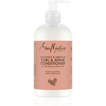 Shea Moisture Coconut & Hibiscus balsam pentru păr creț - imagine 2